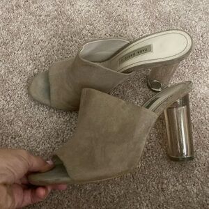 Zara clear heels